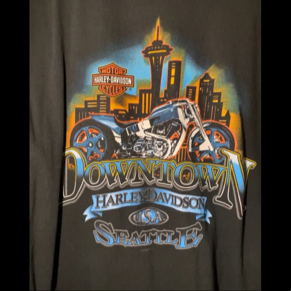 Harley downtown Seattle shirt